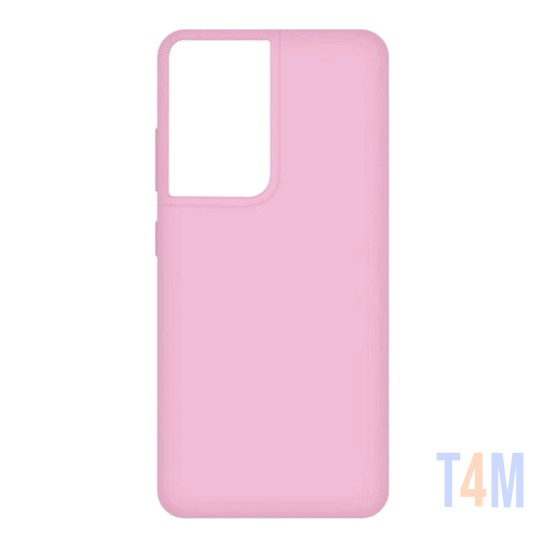 Soft Silicon Case for Samsung Galaxy S21 Ultra Pink